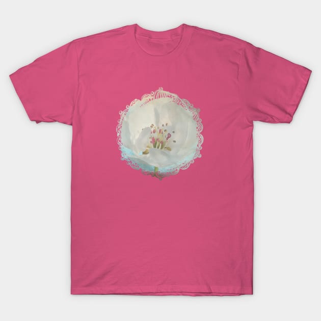 April Apple Blossom T-Shirt by Elisabeth Lucas